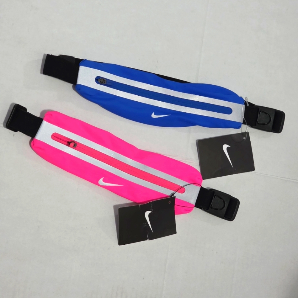 New Nike Slim Waist Pack Sports Waist Pack One Blue One Pink His & Hers